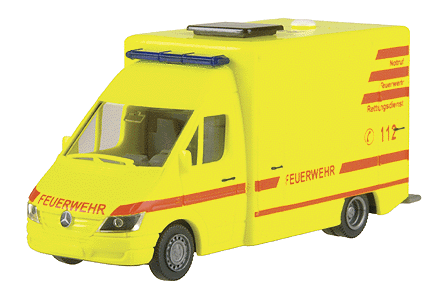 Emergency - Fire Dept. Vehicles - Mercedes -- Sprinter Van Rescue Unit - Feuerwehr (yellow, red)