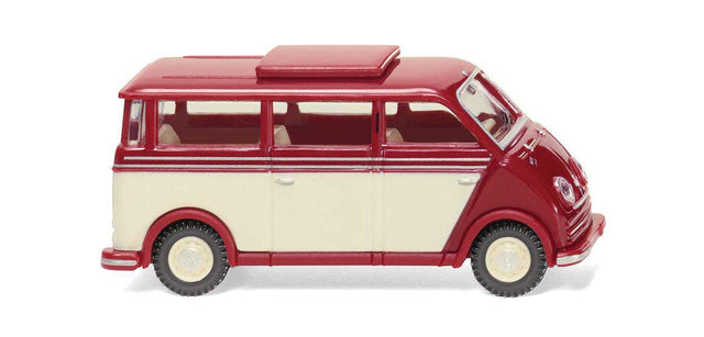 DKW Fast Truck Passenger Van - Assembled -- Red, Ivory