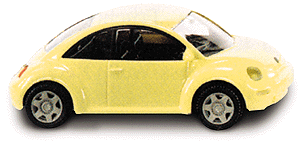 Automobile VW -- Beetle 1998 (yellow)