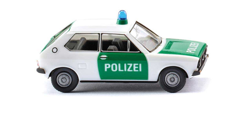 1975 Volkswagen Polo 1 - Assembled -- Police (white, green, German Lettering)