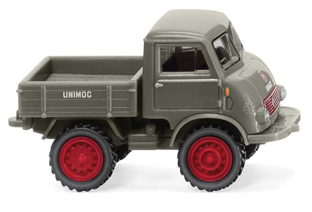 1956-1961 Unimog U 401 Heavy-Duty Truck - Assembled -- Moss Gray