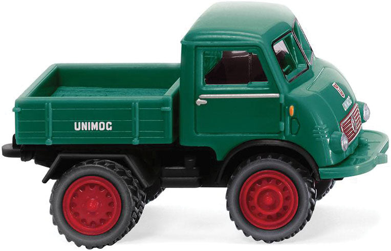 1956-1961 Unimog U 401 Heavy-Duty Truck - Assembled -- Moss Green, Red