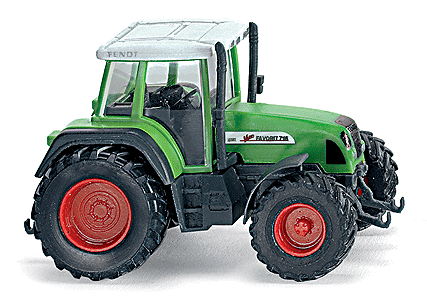 Farm Machinery Fendt -- Favorit 716 Vario Tractor (green, white roof)