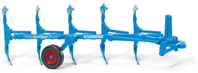 Lemken EurOpal 7 Plow Trailer - Assembled -- Green, Red