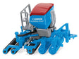 Lemken Solitair 25 Seeder with Heliodor 9 Compact Disc Harrow - Assembled -- Blue, Red, Gray