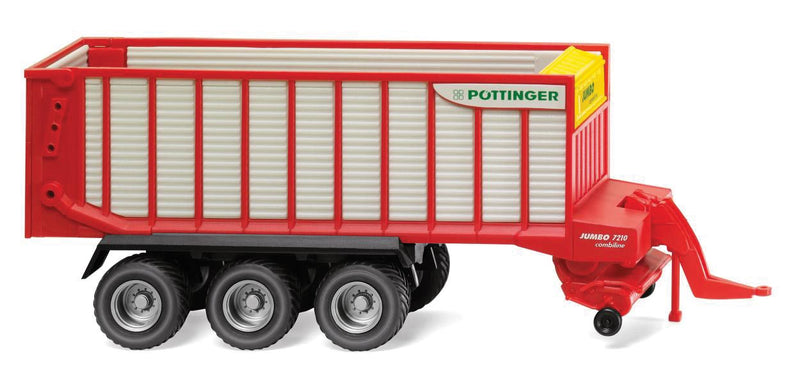 Pottinger Jumbo Combiline Self-Loading Wagon - Assembled -- Red, White