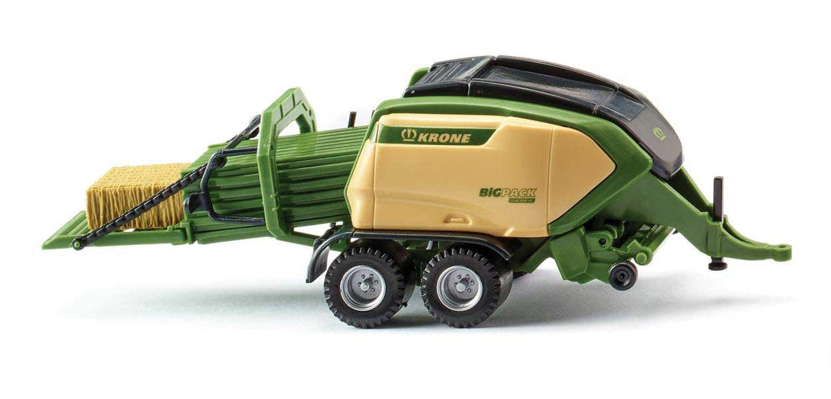 Krone BiG Pack 1290 HDP VC Hay Baler Trailer - Assembled -- Green, Yellow