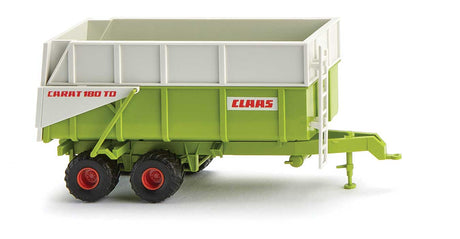 1990-1995 Claas Carat 180 TD Agricultural Dump Trailer - Assembled -- Green, White