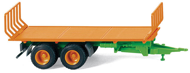 Joskin Feed Trailer - Assembled -- Orange, Green