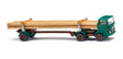 1965-1976 Mercedes-Benz LPS 1317 Tractor with Log Trailer - Assembled -- Green, Red