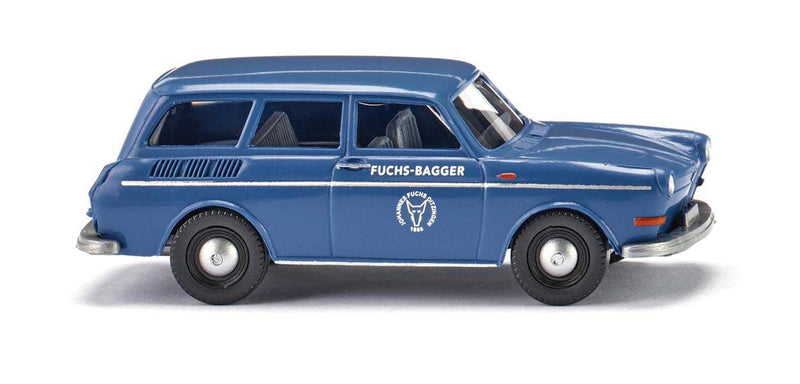 1969-1973 Volkswagen 1600 Variant Station Wagon - Assembled -- Fuchs-Bagger (blue, German Lettering)