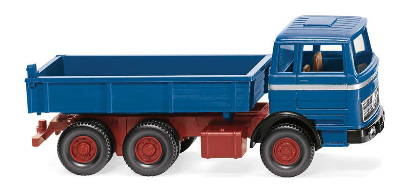 1971-1974 Mercedes-Benz Tipper Dump Truck - Assembed -- Blue, Red