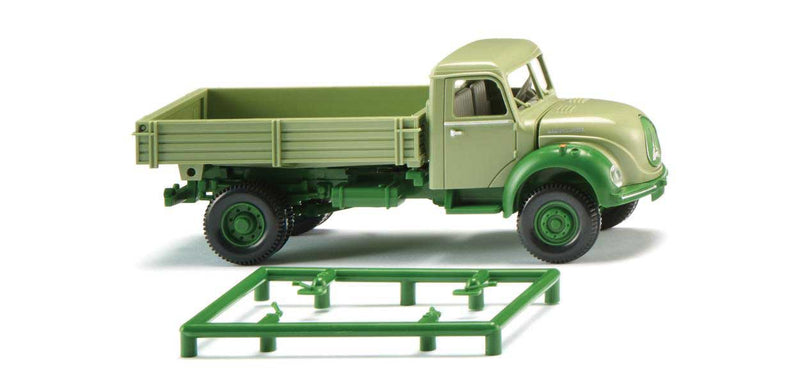 1957-1967 Magirus Low-Side Dump Truck - Assembed -- Green
