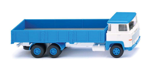 1975-1980 Scania 111 LBT High-Side Truck - Assembled -- White, Blue