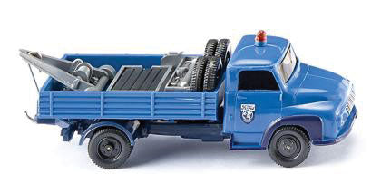 1955 Ford FK 2500 Wrecker - Assembled -- Ford Service (blue, German Lettering)
