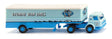 1962-1979 International Harvester Tractor w/Van Trailer - Assembled -- Global Van Lines (blue, black, white)