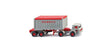 1962-1979 international Harvester Loadstar w/Container Trailer - Assembled -- Sealand (gray, red)