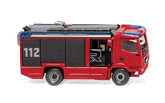 MAN TGM Euro 6 Rosenbauer AT Fire Truck - Assembled -- Fire Department (red, black, German Lettering)