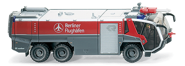 European Airport Emergency Vehicle -- Rosenbauer Panther 6x6 Berlin Airport Fire Brigade