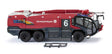 Rosenbauer FLF Panther 6x6 Fire Truck - Assembed -- Dortmund, Germany, Airport (red, black, blue, German Lettering)