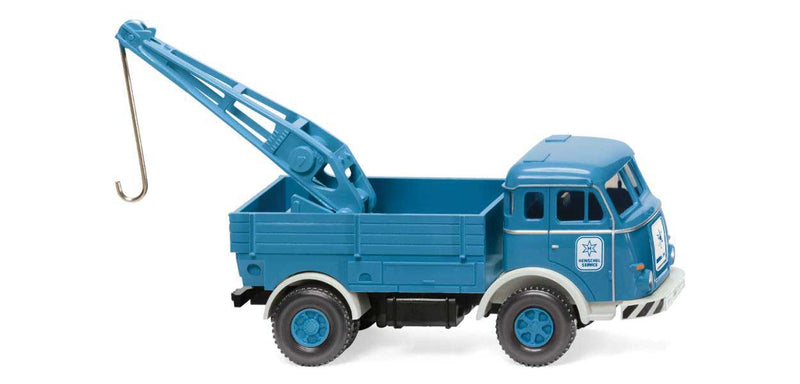 1955-1961 Henschel Tow Truck - Assembled -- Henschel Service (blue, white, German Lettering)