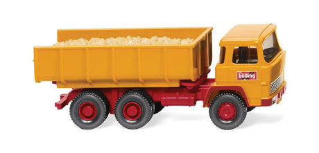 1966-1968 Magirus Deutz Dump Truck - Assembled -- Bolling (yellow, red, German Lettering)