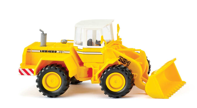 1987-1994 Liebherr Wheel Loader - Assembled -- Yellow, White, Red
