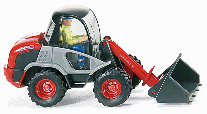 Construction Equipment - Wheel Loader 280 Kramer -- Red