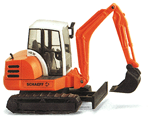 Mini Excavator purple/red