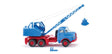 MAN-Fuchs Crane Truck - Assembled -- Blue, Red