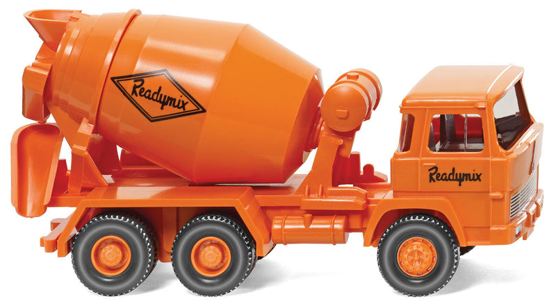 Magirus Cement Mixer Truck - Assembled -- Readymix (orange)