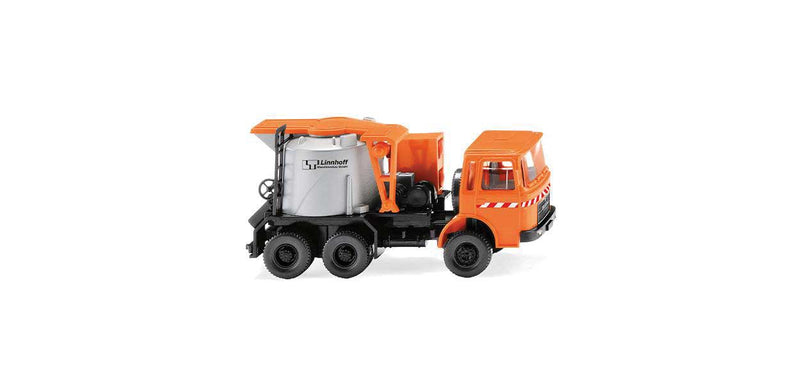 1967-1972 MAN F7 Mastic Asphalt Mixer - Assembled -- Orange, Black, Silver