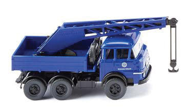 Krupp 806 Crane Truck - Assembled -- THW (blue, white, German Lettering)