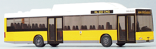 Buses MAN -- CNG "BVG" (yellow,white roof)