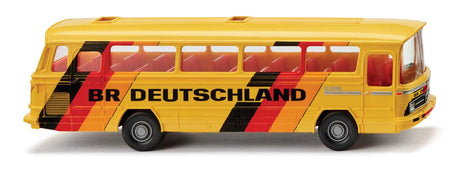 1964 Mercedes-Benz O 302 Bus - Assembled -- BR Deutschland (yellow, red, orange, black, German Lettering)