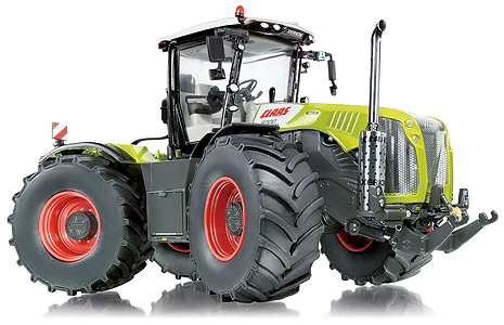 Claas Xerion 5000 Trac VC Tractor -- Green, Black
