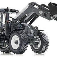 Valtra N123 Front-End Loader - Assembled -- Black, White