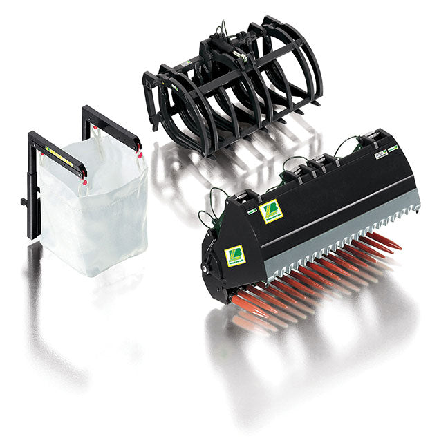 Front Loader Attachments -- Set B (black)