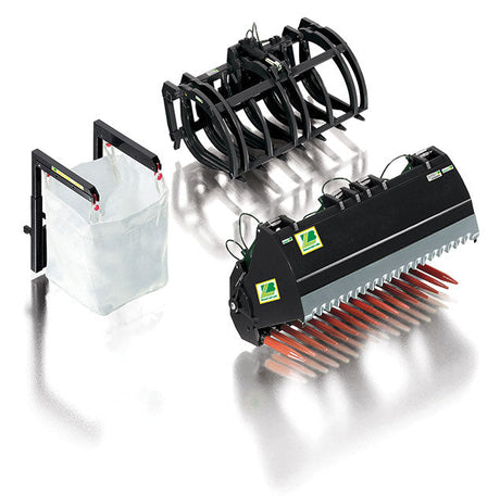 Front Loader Attachments -- Set B (black)