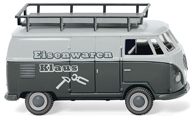 1950 Volkswagen T1 Cargo Van - Assembled -- Klaus Eisenwaren (2-Tone Gray)