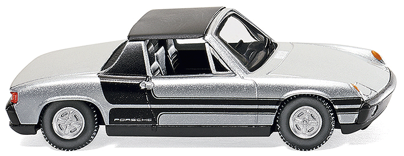 Porsche 914 - Assembled -- Silver, Black