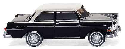 1960 Opel Rekord - Assembled -- Black, White-1