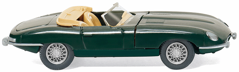 Jaguar E-Type Convetible - Assembled -- Green