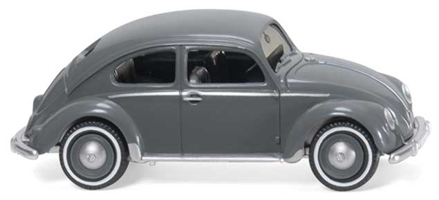 1945-1953 Volkswagen Beetle Pretzel Window - Assembled -- Blue-Gray
