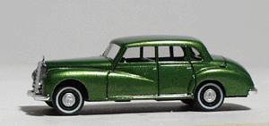 1957-1961 Mercedes-Benz 300 Sedan - Assembled -- Green