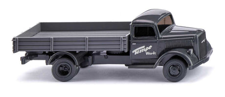 1935-1944 Opel Blitz Low-Side Truck - Assembled -- Tempo-Werke (gray, German Lettering)