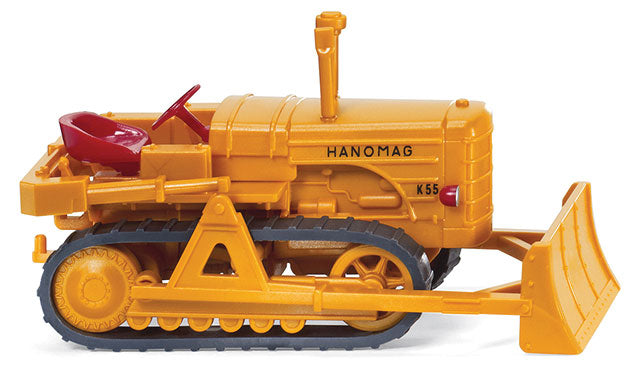 1952 Hanomag K55 Bulldozer - Assembled -- Yellow, Red