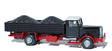 1948-1949 Hanomag HD5N Flatbed Truck - Assembled -- Spedition Hamacher (brown, German Lettering)-1