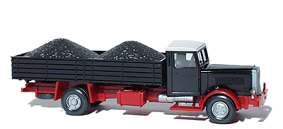 1948-1949 Hanomag HD5N Flatbed Truck - Assembled -- Spedition Hamacher (brown, German Lettering)-1