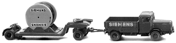 Transport truck w/cable